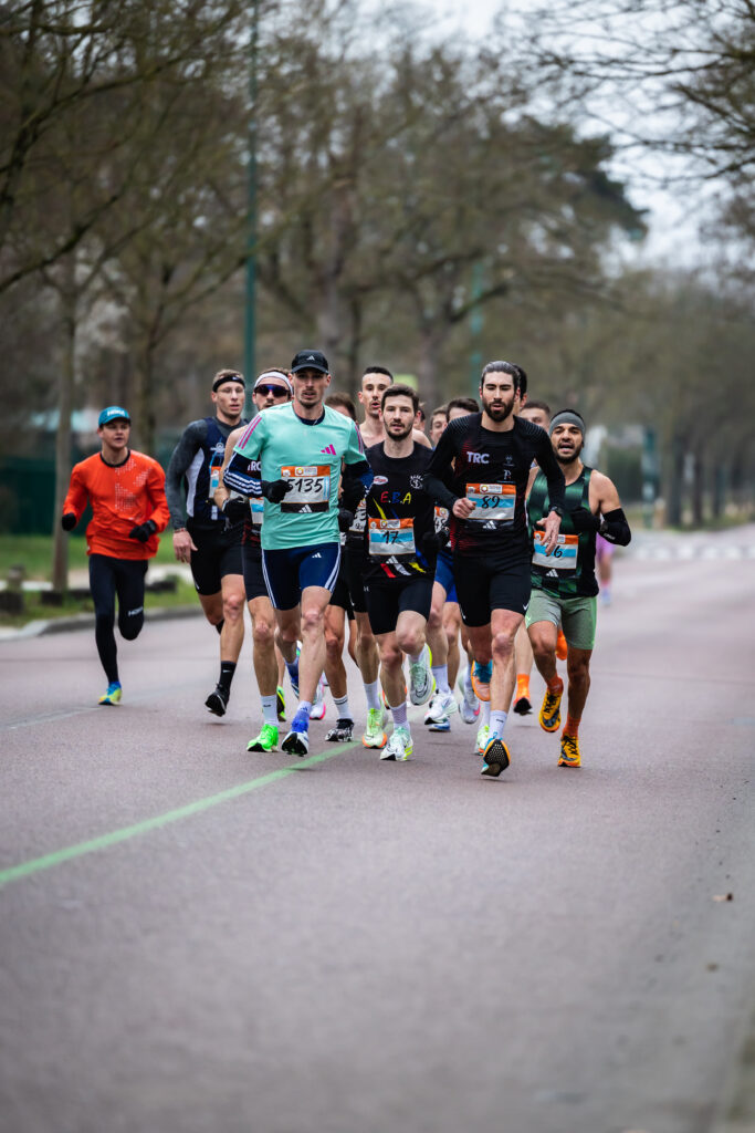 Pelotón de corredores
