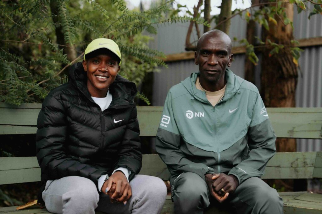 Faith Kipyegon y Eliud Kipchoge