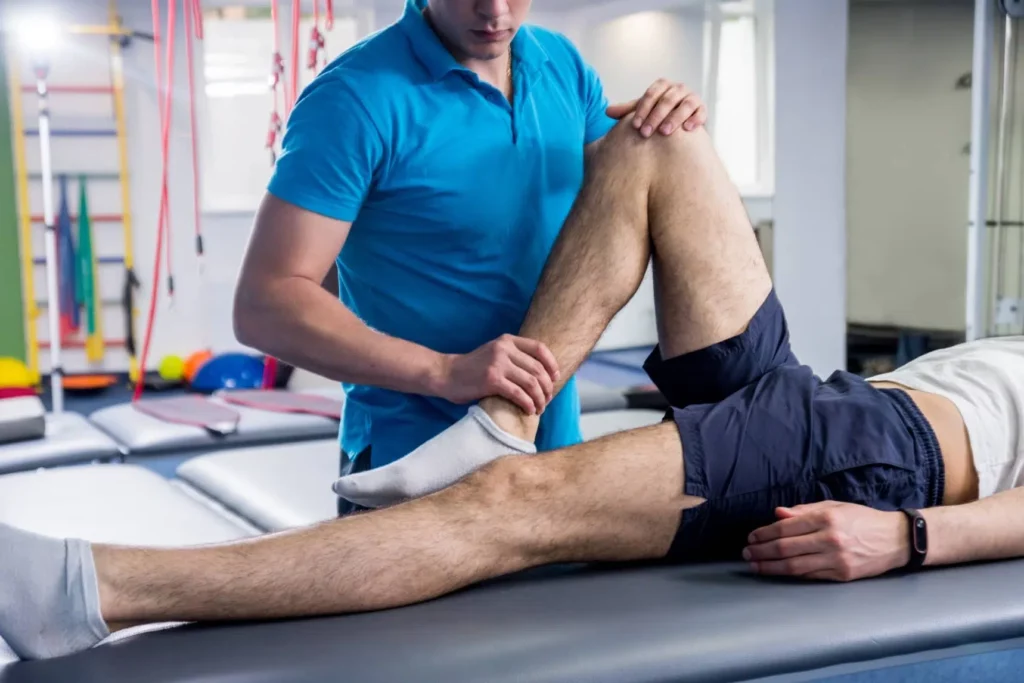 Atleta recuperando