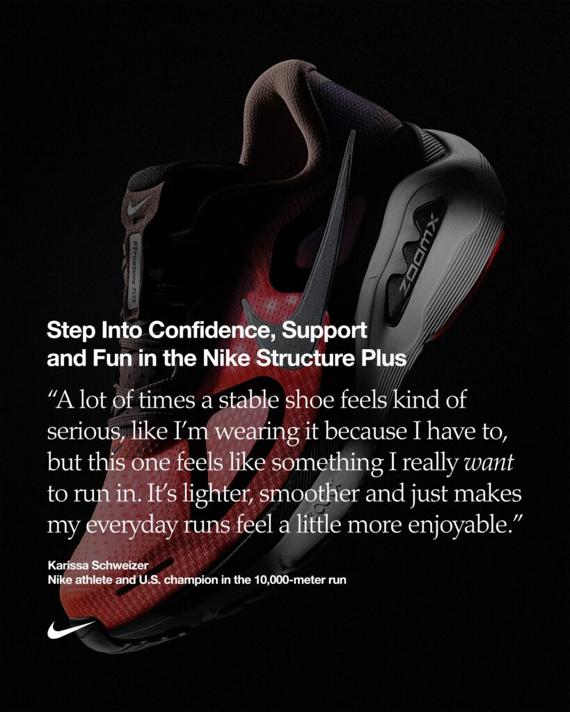 Nike Structure Plus rojo