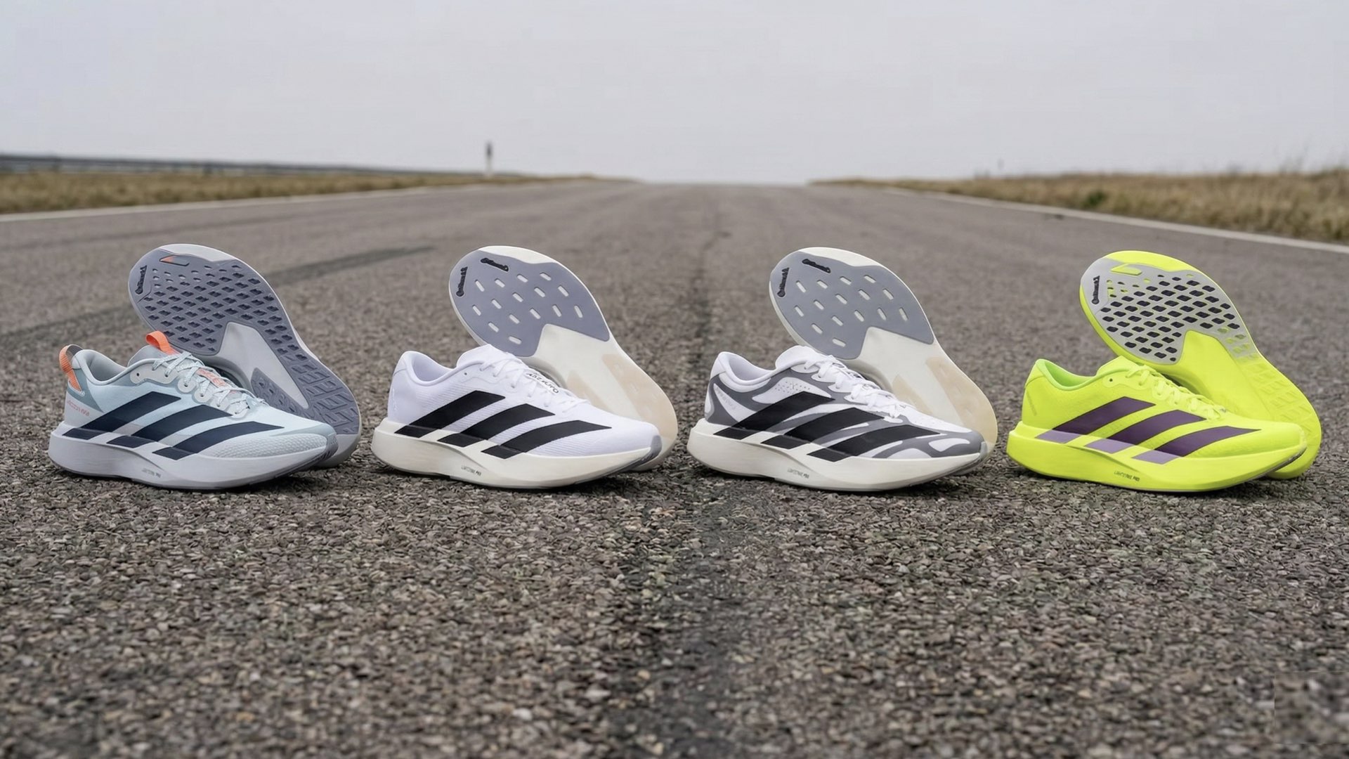 4 variantes de la adidas Adizero Evo SL