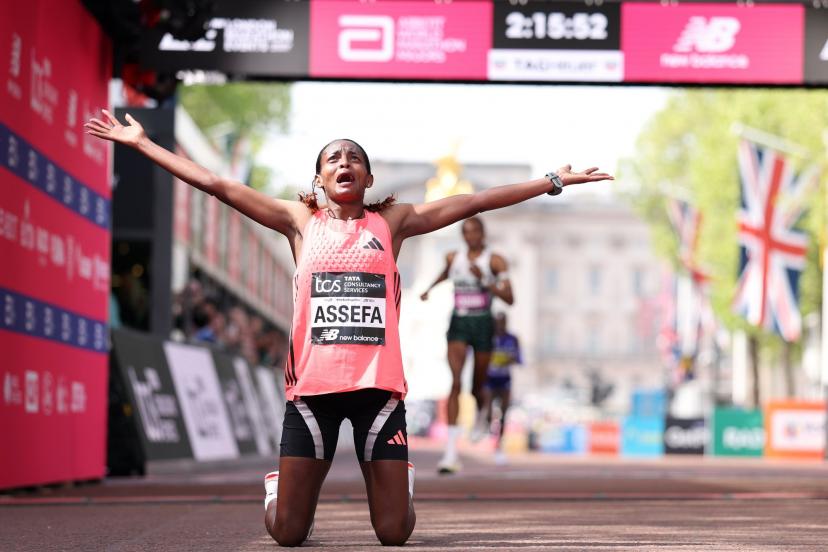 Tigist Assefa Maratón de Londres